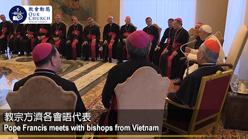 Pope Francis meets with bishops from Vietnam