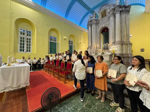The newly elected leaders of the Pastoral Care for Filipino Migrants