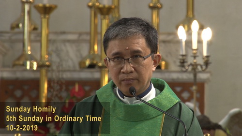 5th Sunday in Ordinary Time (10-2-2019, Year C)