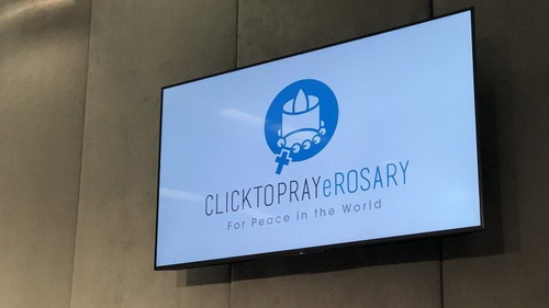 “Click to Pray eRosary” – wearable smart device to pray the rosary for peace