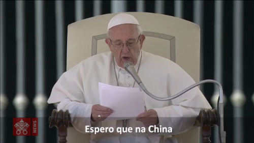 Acordo Santa Sé e China: "Espero que se possa abrir uma nova fase", diz o Papa