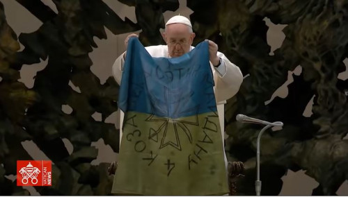 教宗再次呼籲停止烏克蘭戰爭