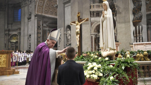 教宗奉獻烏克蘭和俄羅斯於聖母無玷聖心：願聖母牽著我們的手，踏上和平道路